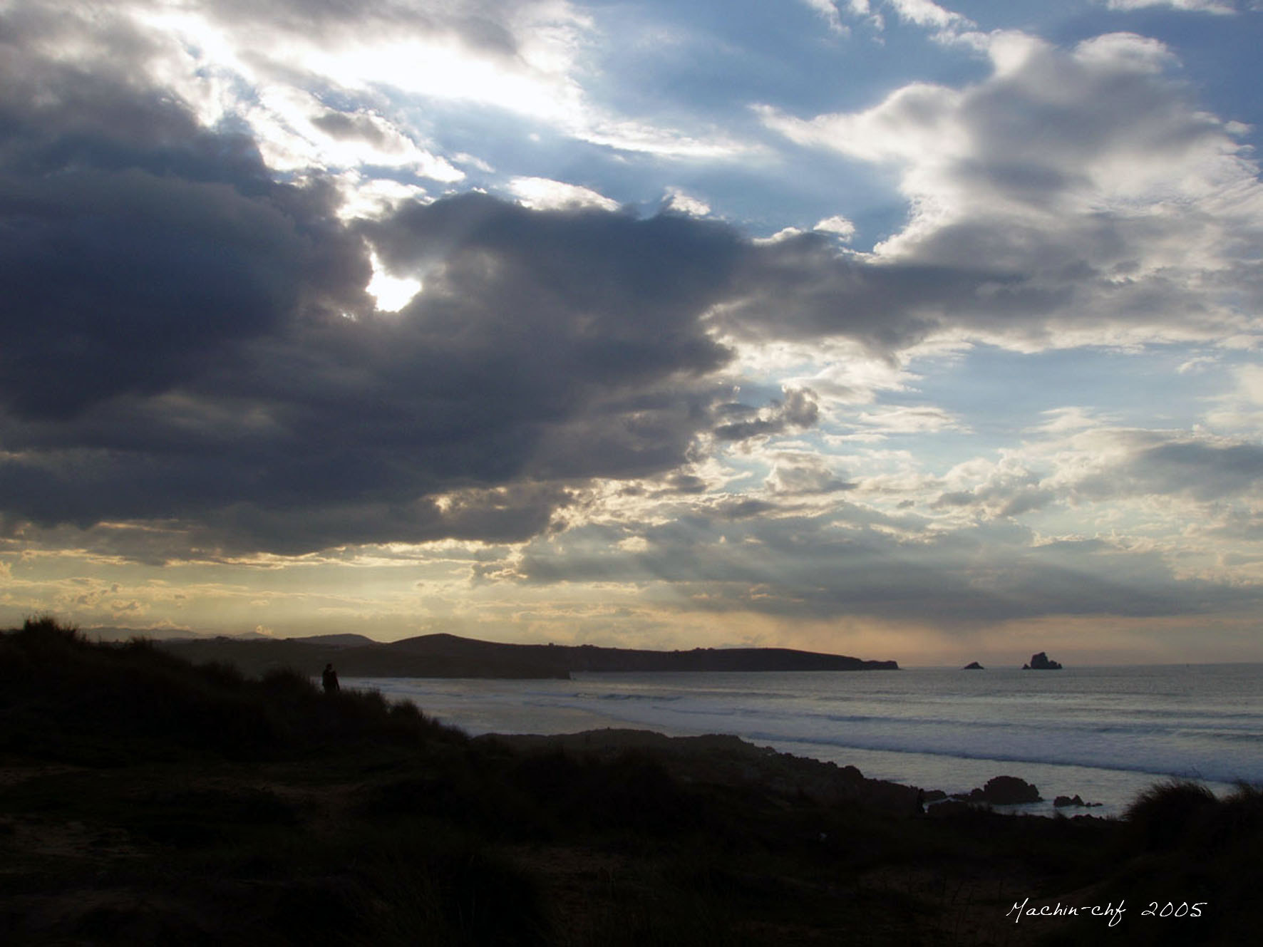 Olympus C-5000Z sample photo. Playa de valdearenas, liencres, cantabria, españa / spain﻿ photography