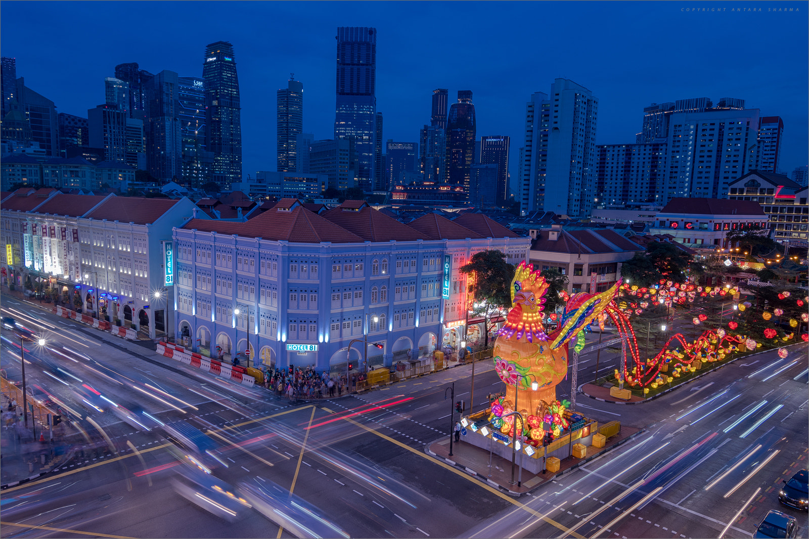 Nikon D500 sample photo. Decorations for welcoming the year of the fire rooster photography