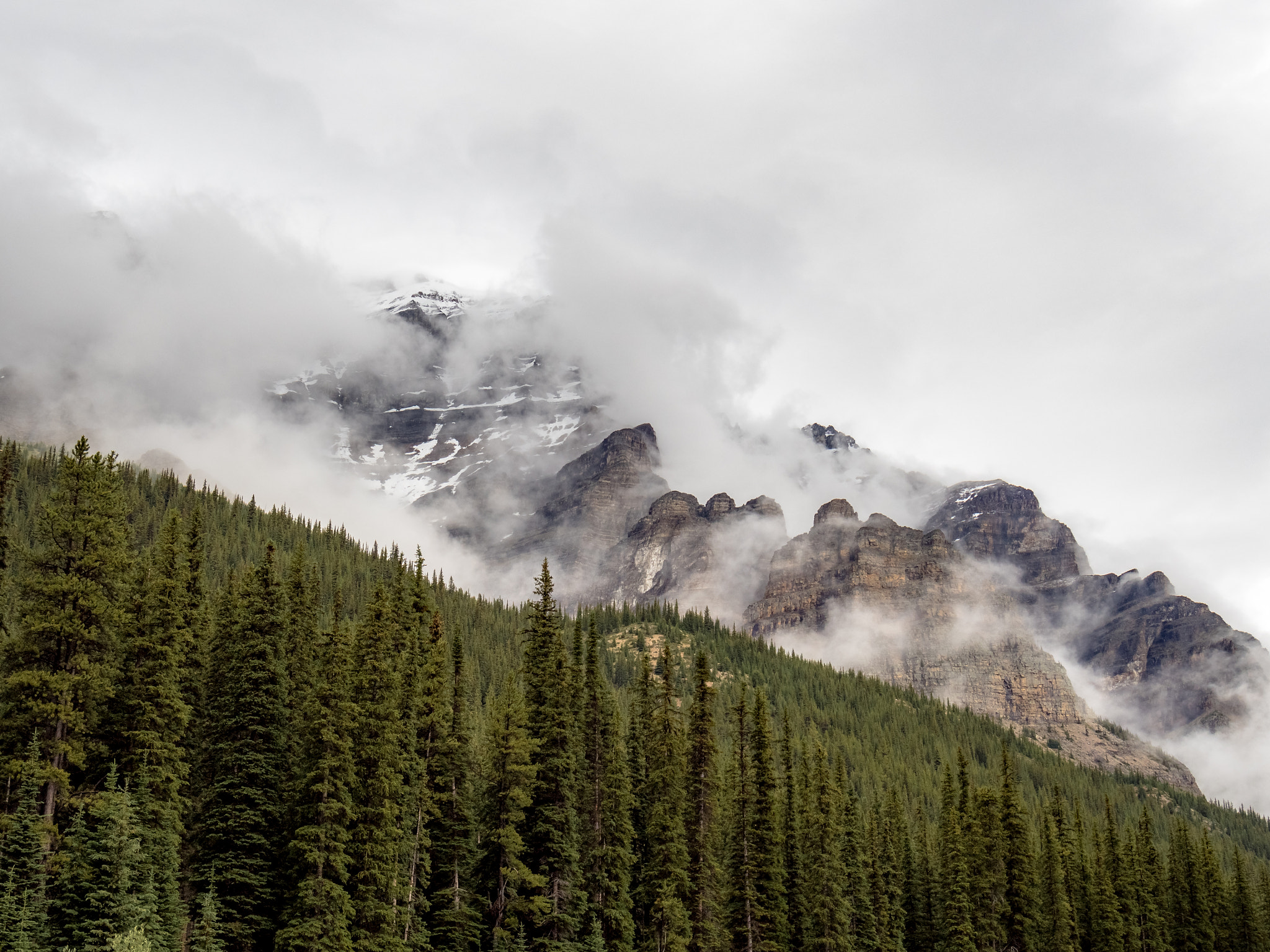 LUMIX G VARIO 14-42/F3.5-5.6 II sample photo. Mountain mist photography