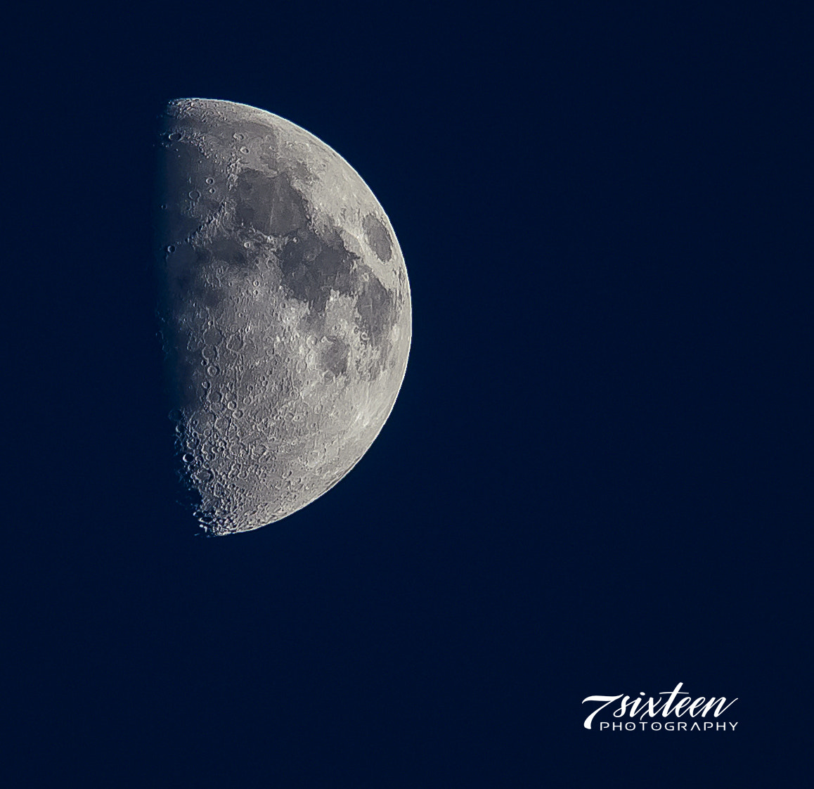 Nikon D500 + Nikon AF-S Nikkor 300mm F4D ED-IF sample photo. First quarter moon photography