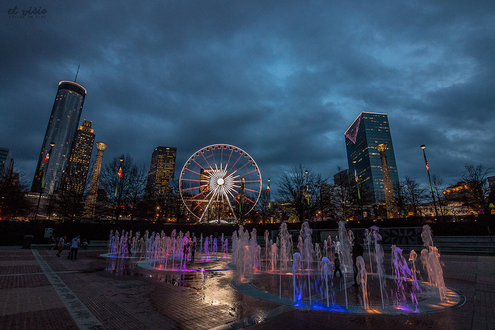 Sigma 10-20mm F3.5 EX DC HSM sample photo. Centennial park, skyview, and westin. photography