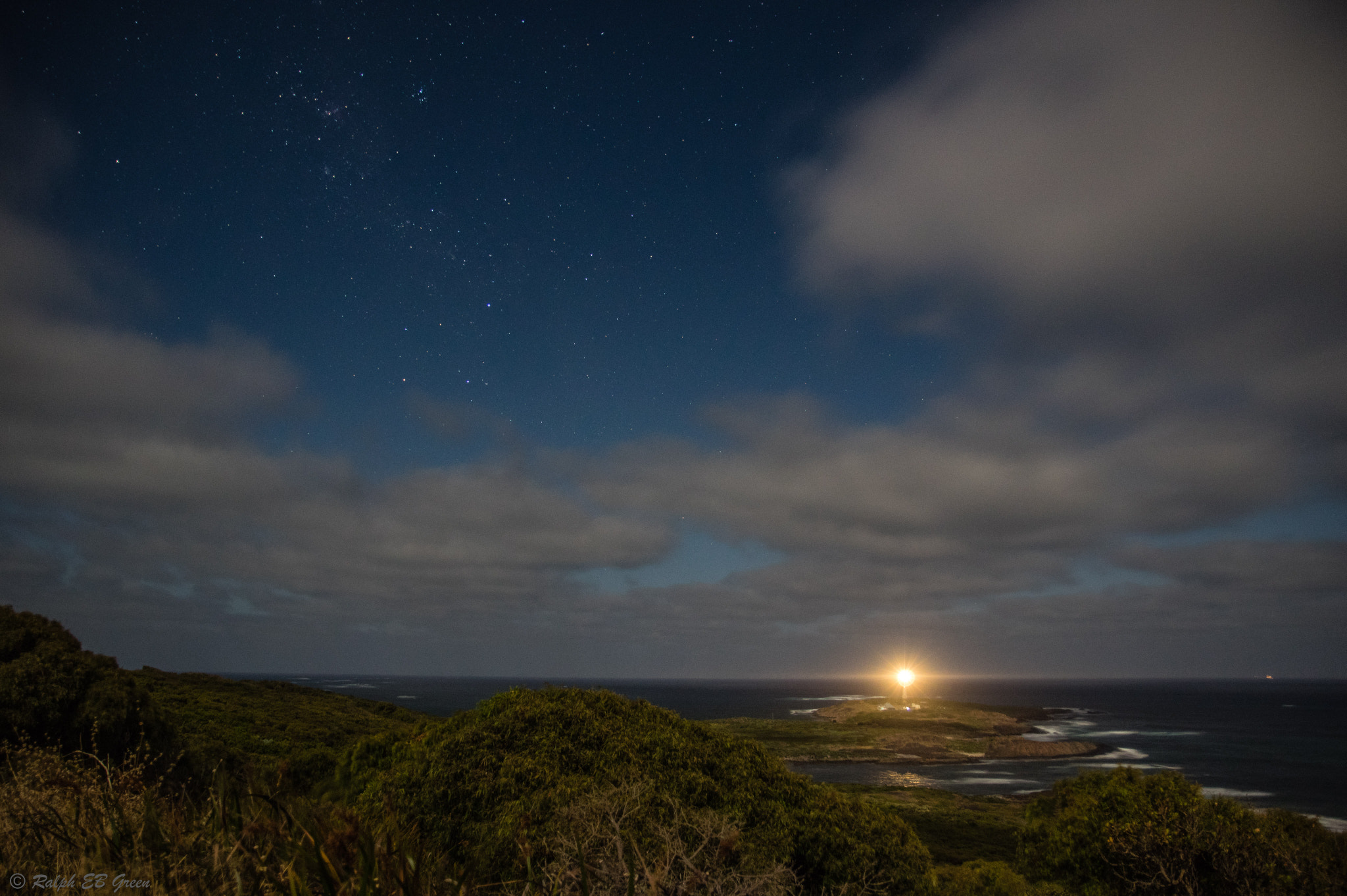 Pentax K-3 II sample photo. Cape leeuwin lighthouse at night photography