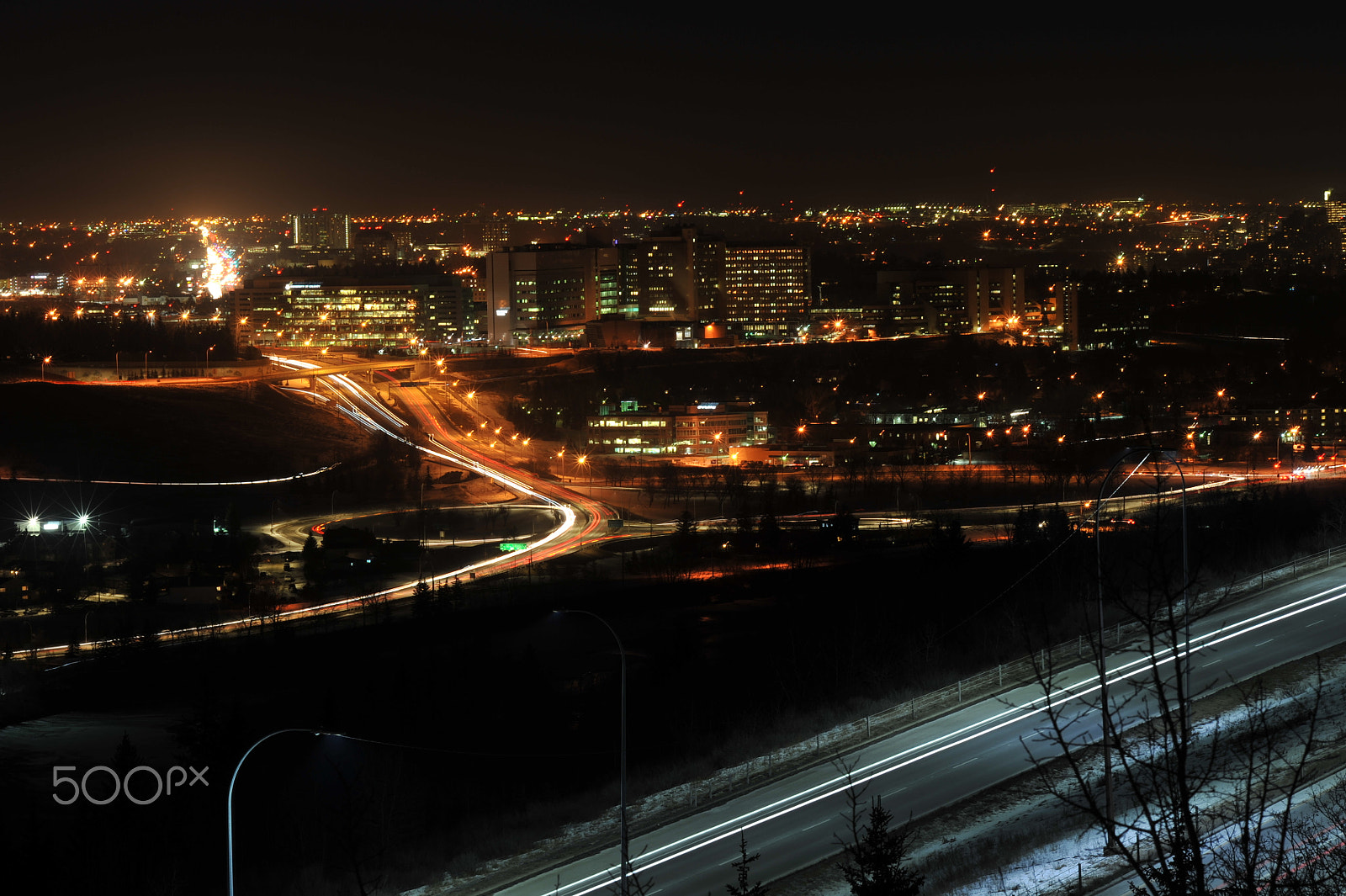 Nikon D700 + Manual Lens No CPU sample photo. Long exposures  of the night photography