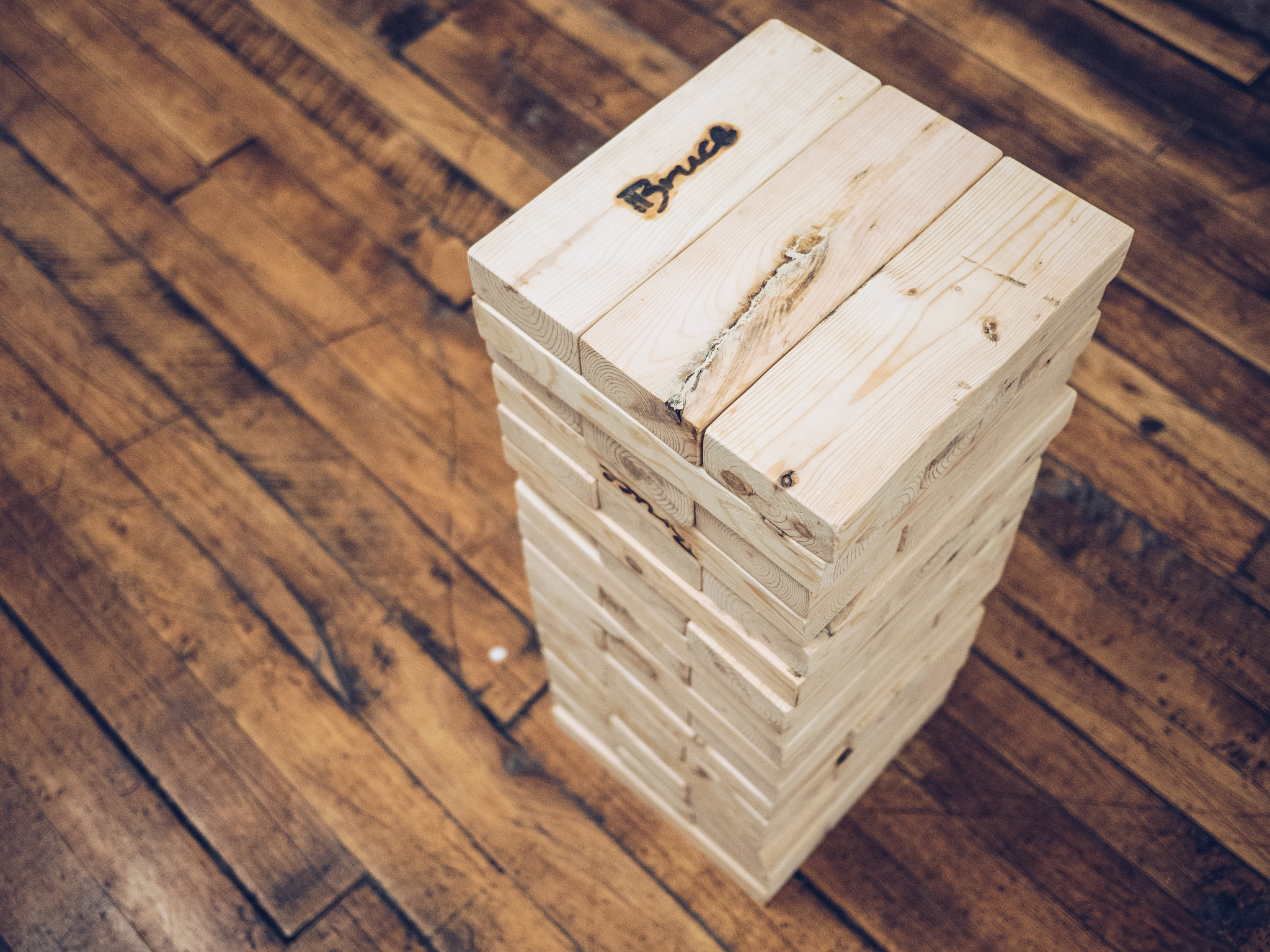 Olympus OM-D E-M5 II + LUMIX G 20/F1.7 II sample photo. Giant jenga photography