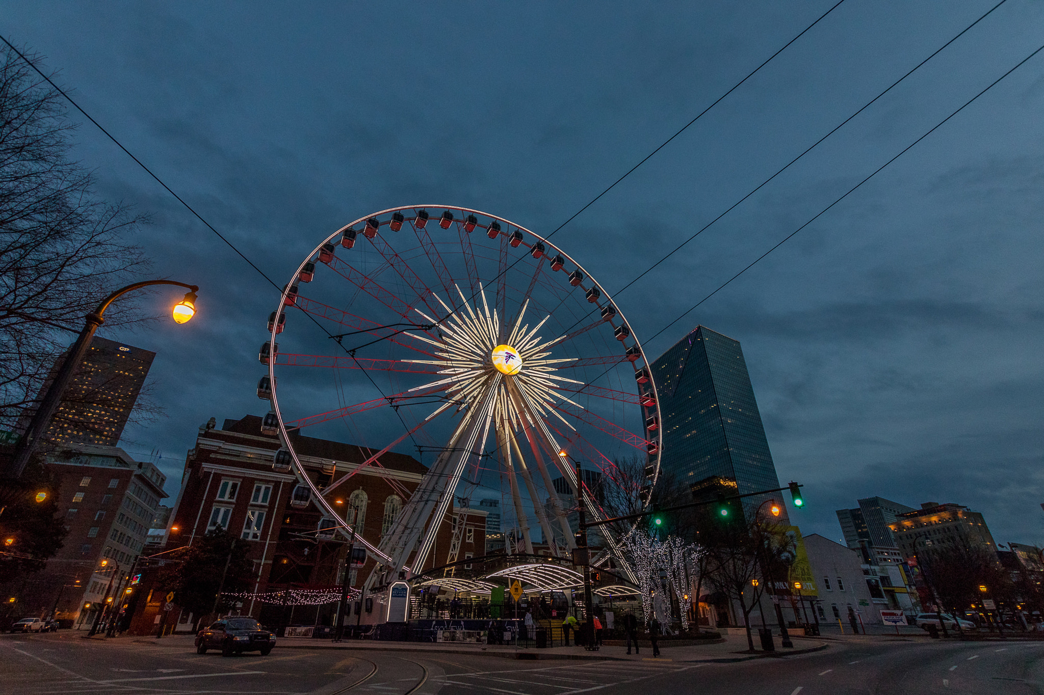 Sigma 10-20mm F3.5 EX DC HSM sample photo. Skyview atlanta on a gloomy day. photography