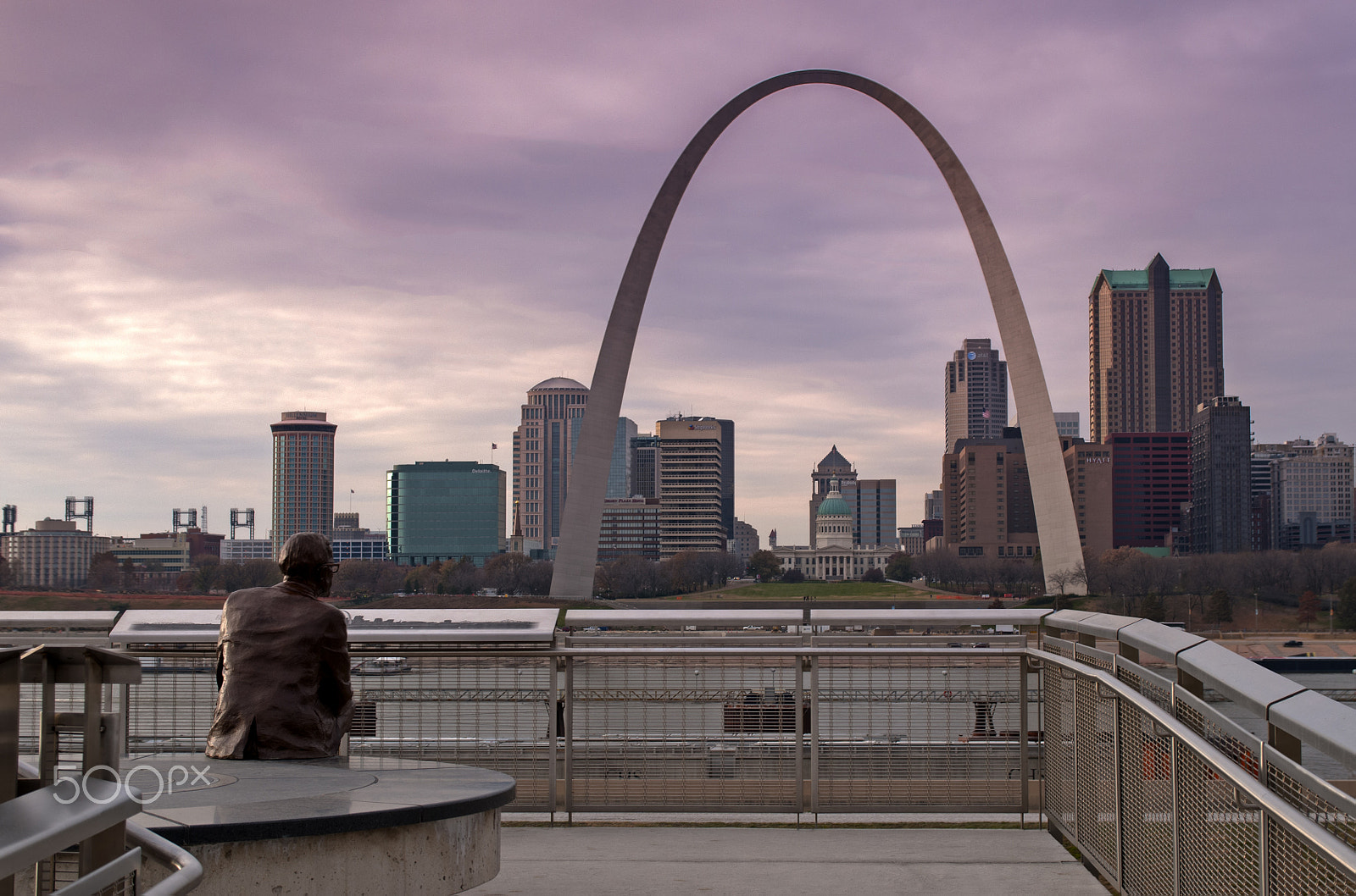 Nikon D300 sample photo. St. louis skyline photography