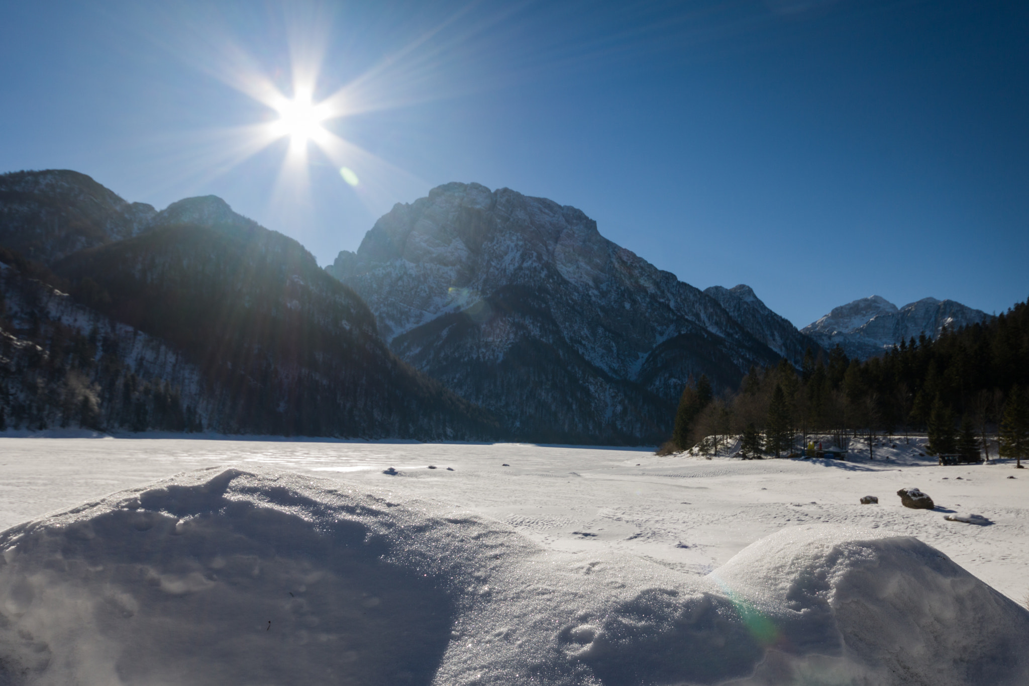 Canon EOS 760D (EOS Rebel T6s / EOS 8000D) + Sigma 10-20mm F4-5.6 EX DC HSM sample photo. Lake predil photography