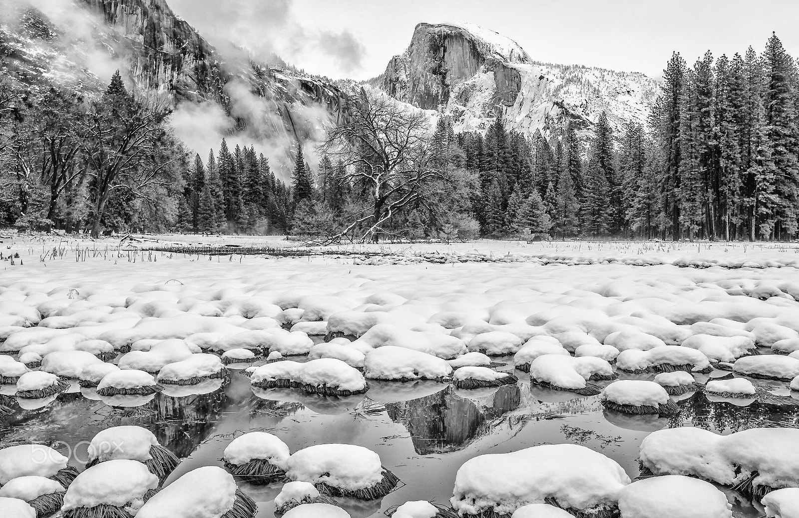 Canon EF 16-35mm F2.8L II USM sample photo. Yosemite valley after snow storm photography