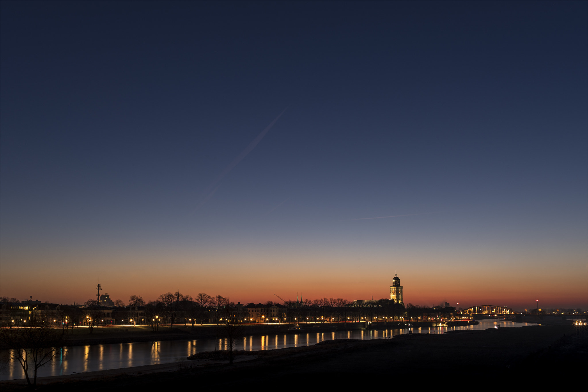 Nikon D750 + Nikon AF-S Nikkor 28mm F1.8G sample photo. Deventer an hour before sunset photography