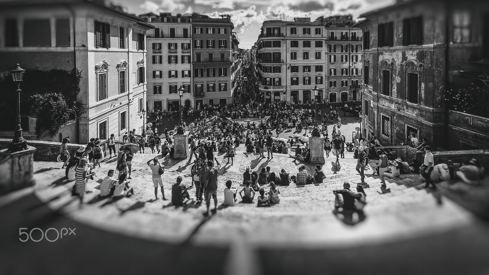 Canon TS-E 17mm F4L Tilt-Shift sample photo. Piazza di spagna photography