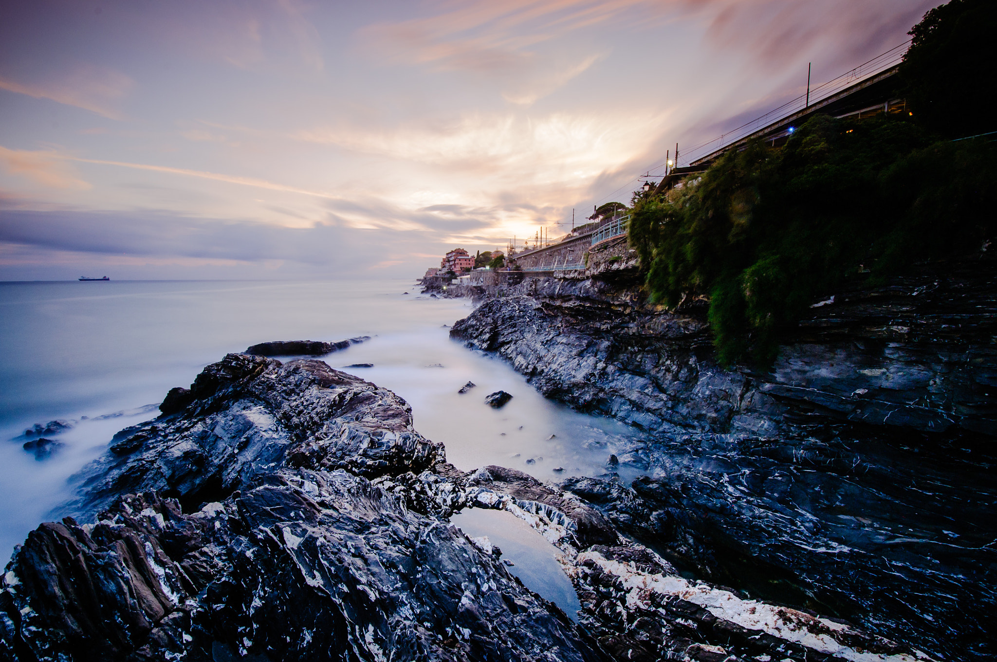 Nikon D300 sample photo. Passeggiata di nervi photography