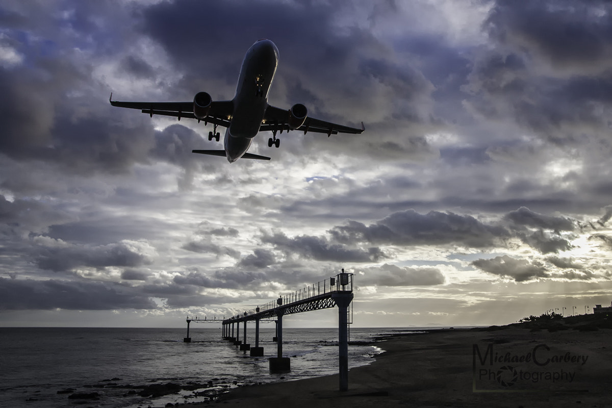 Canon EOS 5D sample photo. Lanzarote approach photography