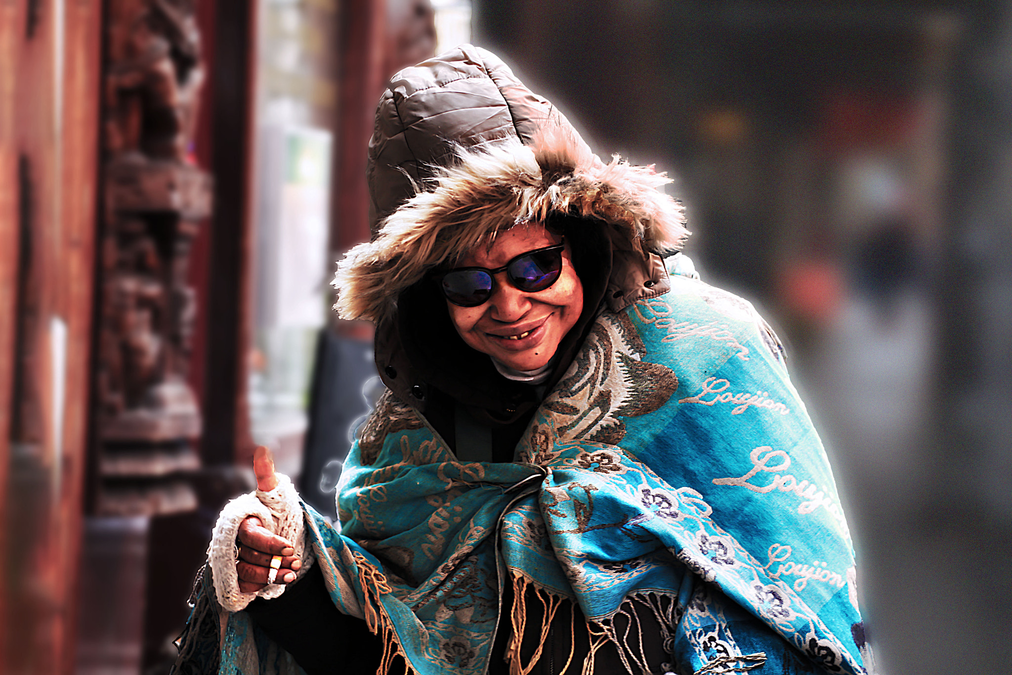 Canon EF 90-300mm F4.5-5.6 USM sample photo. Unconventional lady geneva photography