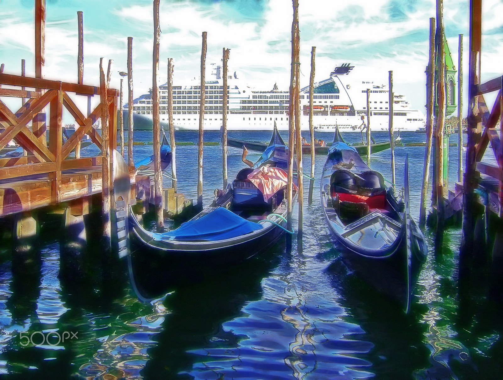Sony DSC-S650 sample photo. Venetian lagoon photography