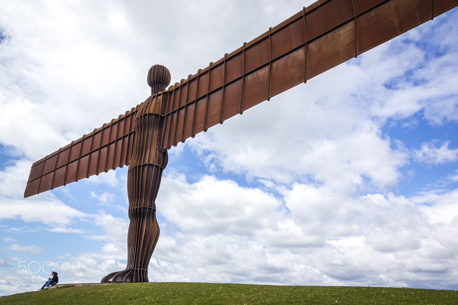 Canon EOS 550D (EOS Rebel T2i / EOS Kiss X4) + Canon EF-S 17-85mm F4-5.6 IS USM sample photo. Angel of the north gateshead photography