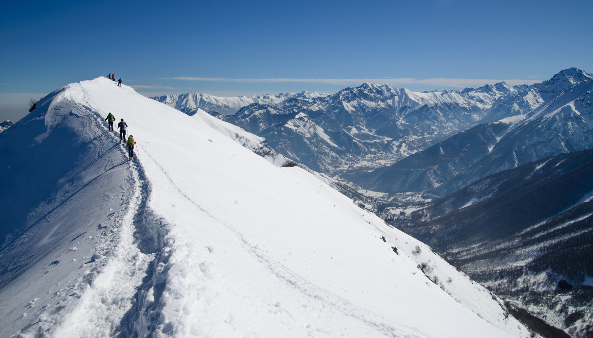 Nikon D800 sample photo. Snowshoeing to cima cialancia photography