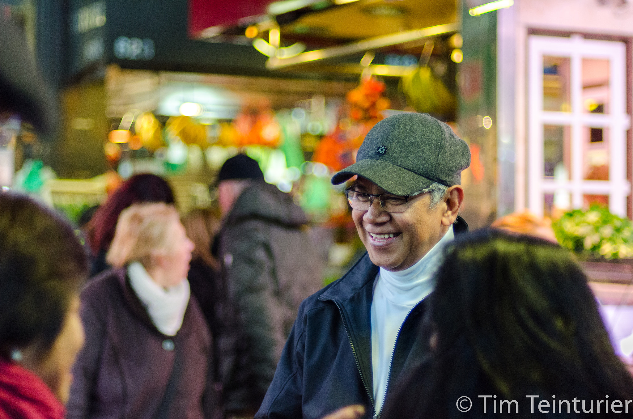 Nikon AF Nikkor 50mm F1.4D sample photo. In the food market photography