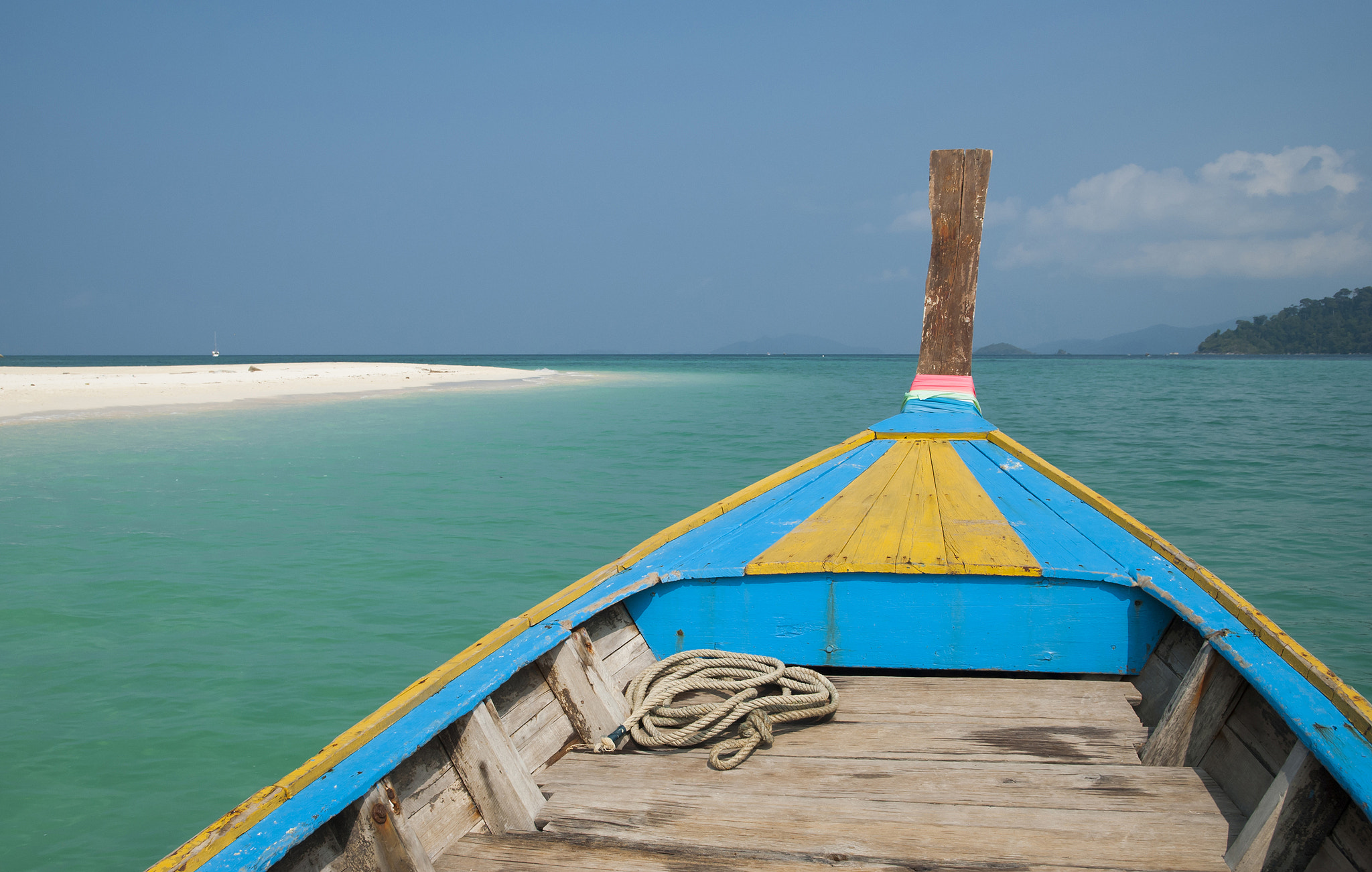 Nikon D80 sample photo. Traditional wooden boat longtail photography