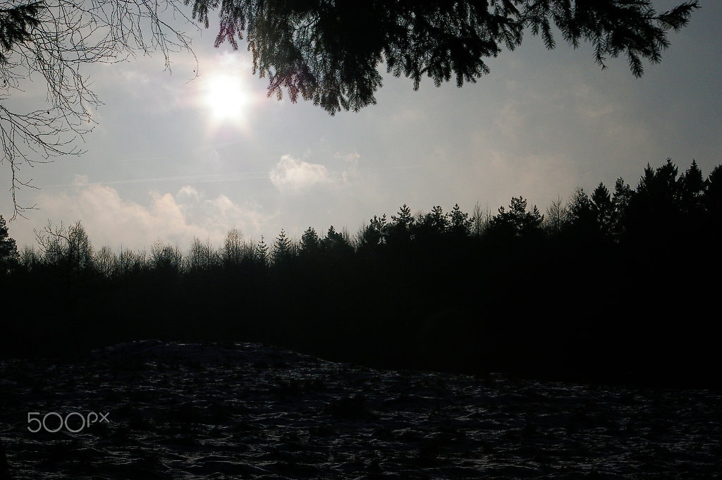 Pentax K100D Super sample photo. Cloudy sky in the morning photography