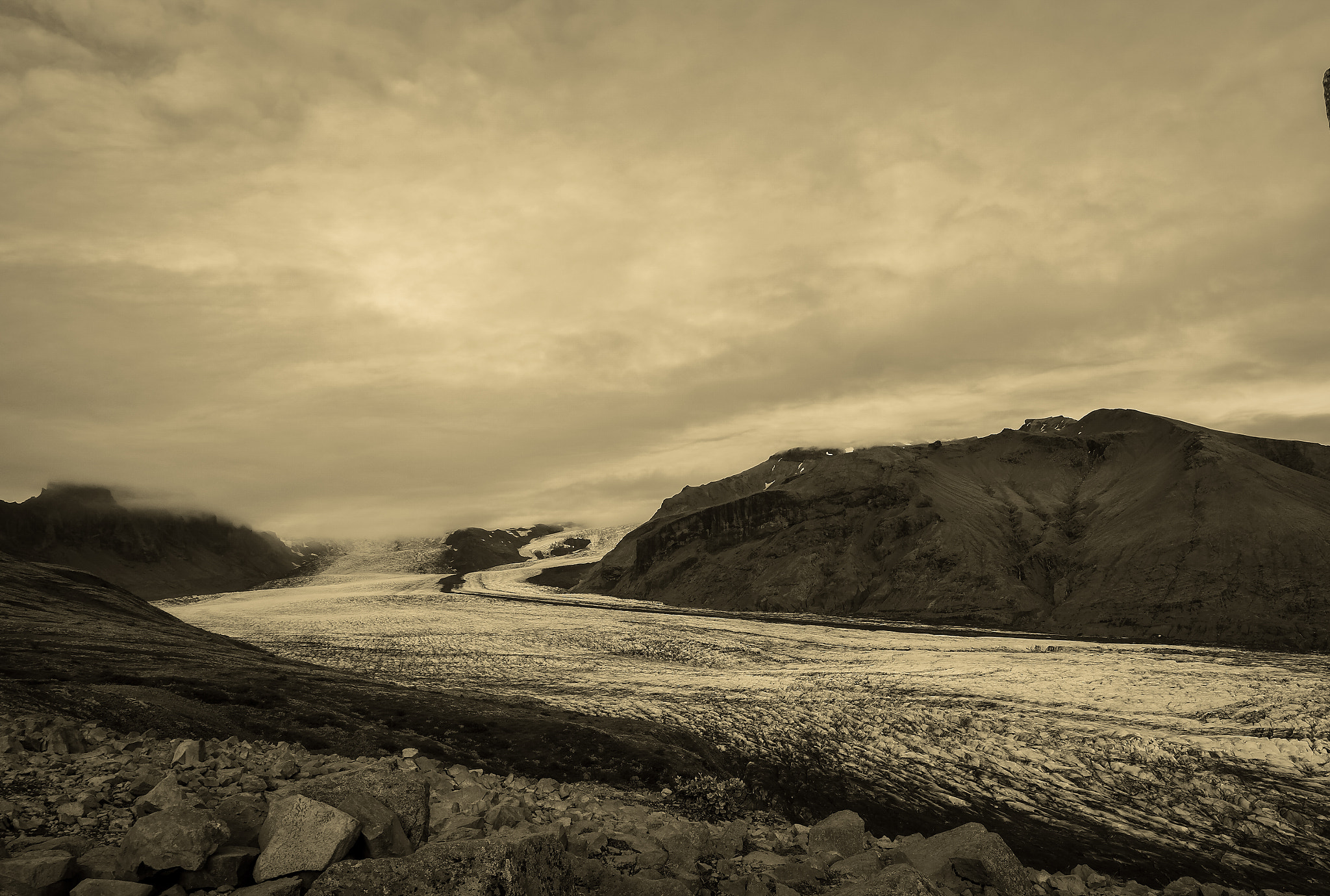 Samsung NX300M sample photo. Glacier in flow photography