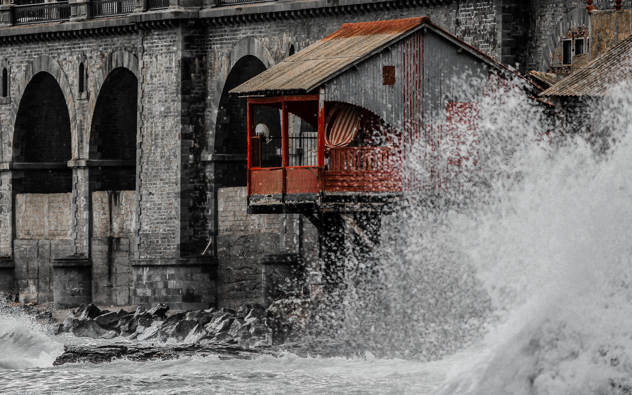 Canon EF-S 55-250mm F4-5.6 IS sample photo. When the elements rage photography