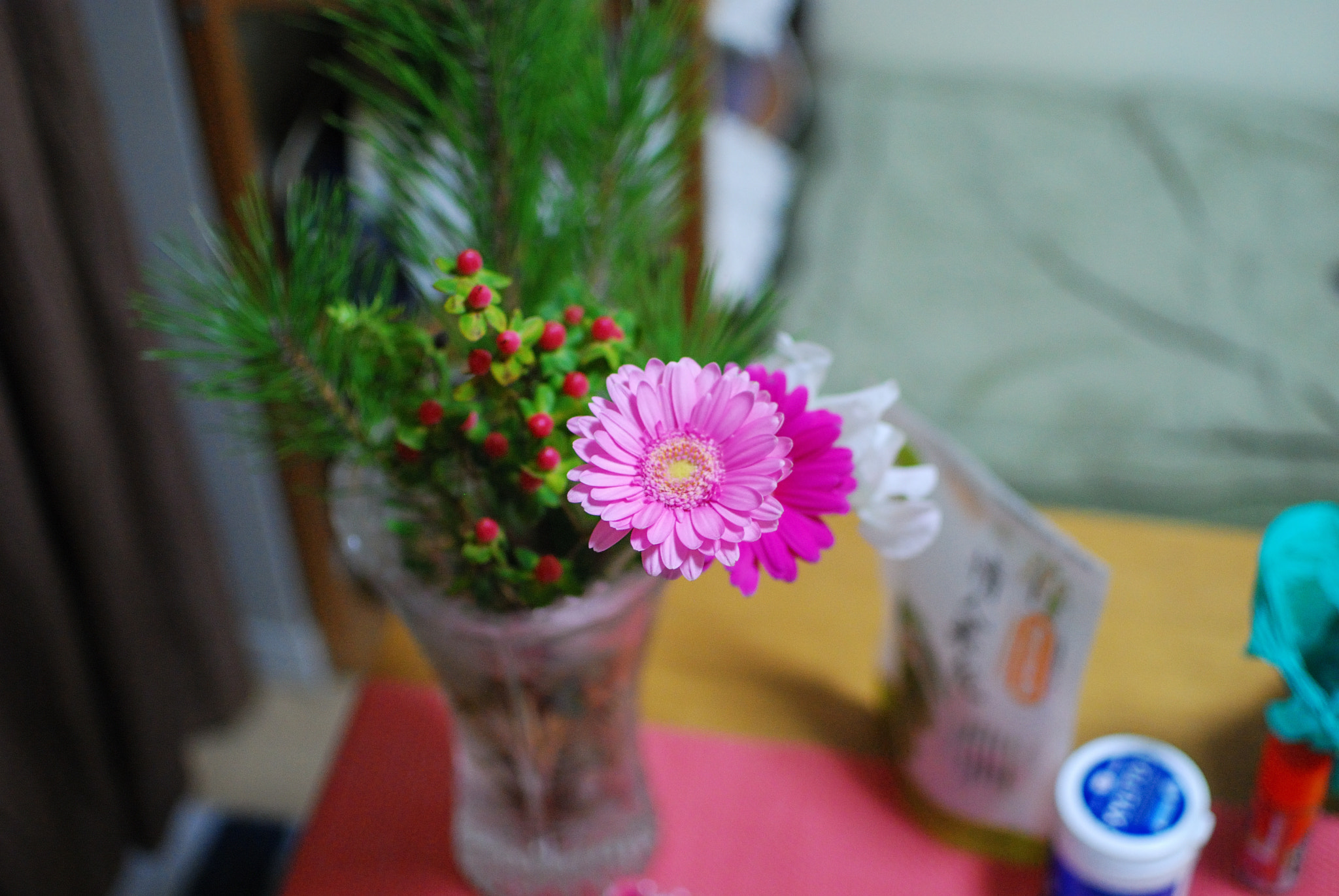 Nikon D80 + Nikon AF-S DX Nikkor 35mm F1.8G sample photo. First flower photo photography