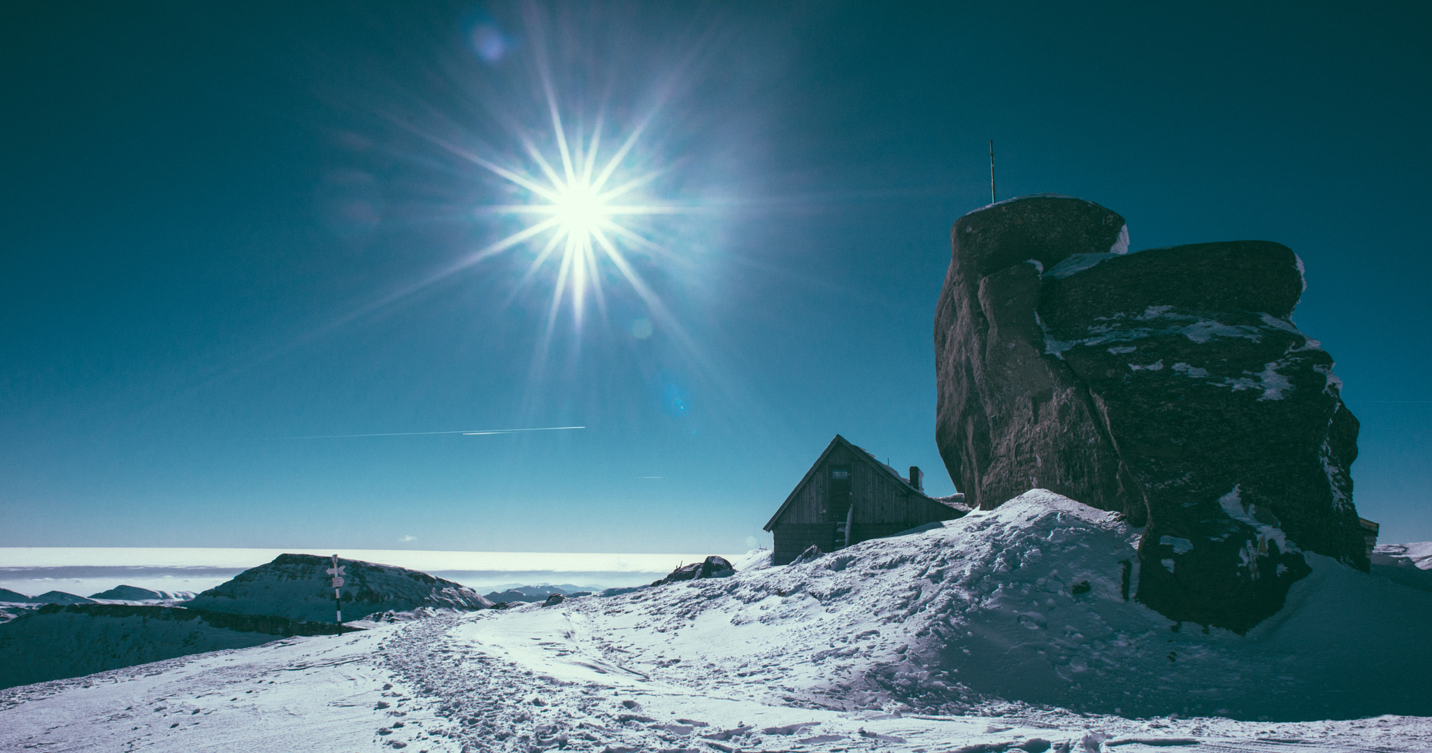 Nikon D800 + Nikon AF Nikkor 20mm F2.8D sample photo. Rock house photography