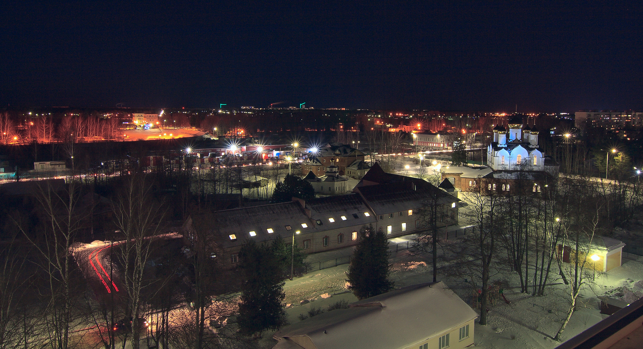 Tokina AT-X Pro 12-24mm F4 (IF) DX sample photo. Ночная Дубна / night dubna photography