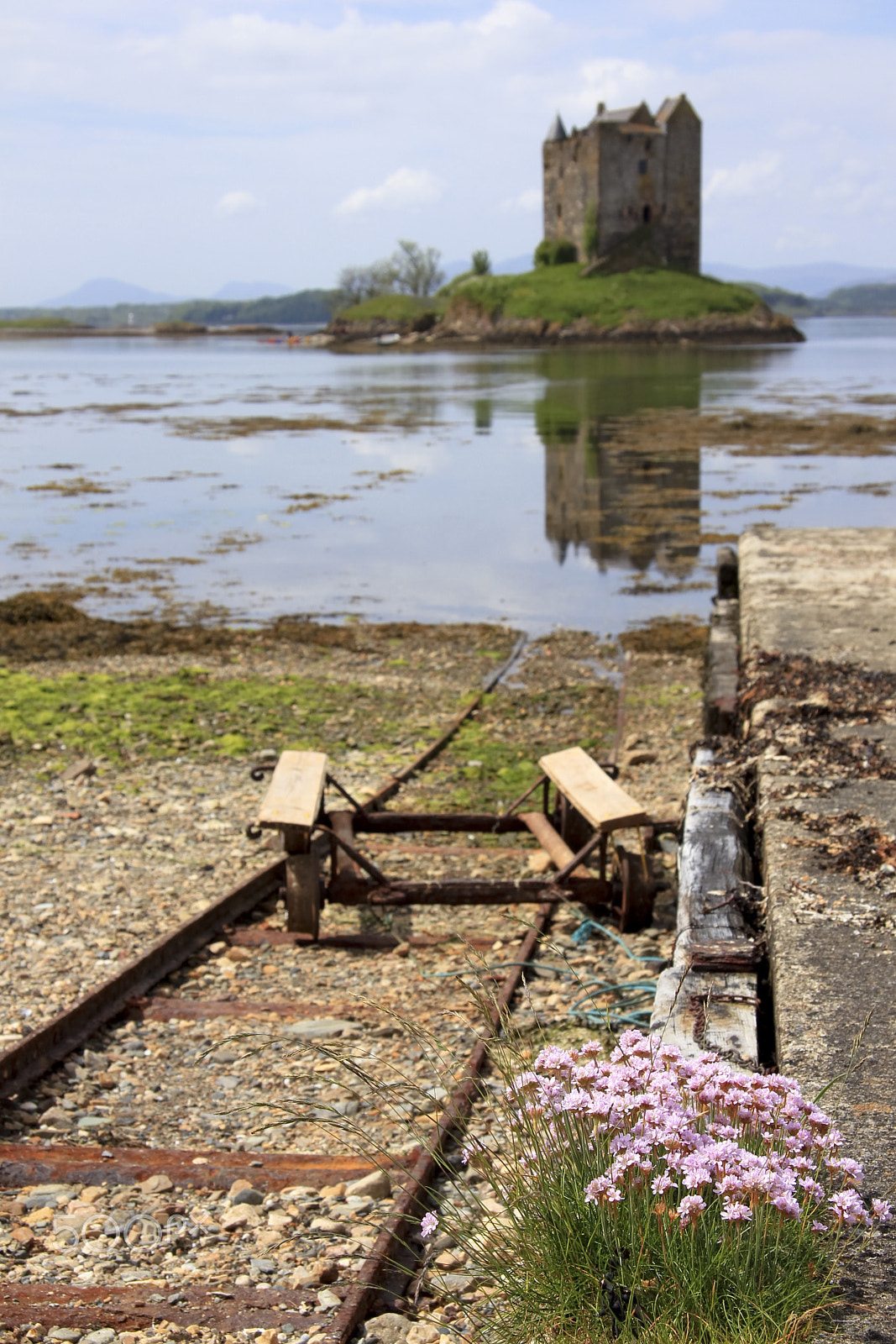 Canon EF-S 17-85mm F4-5.6 IS USM sample photo. Castle stalker argyll scotland photography