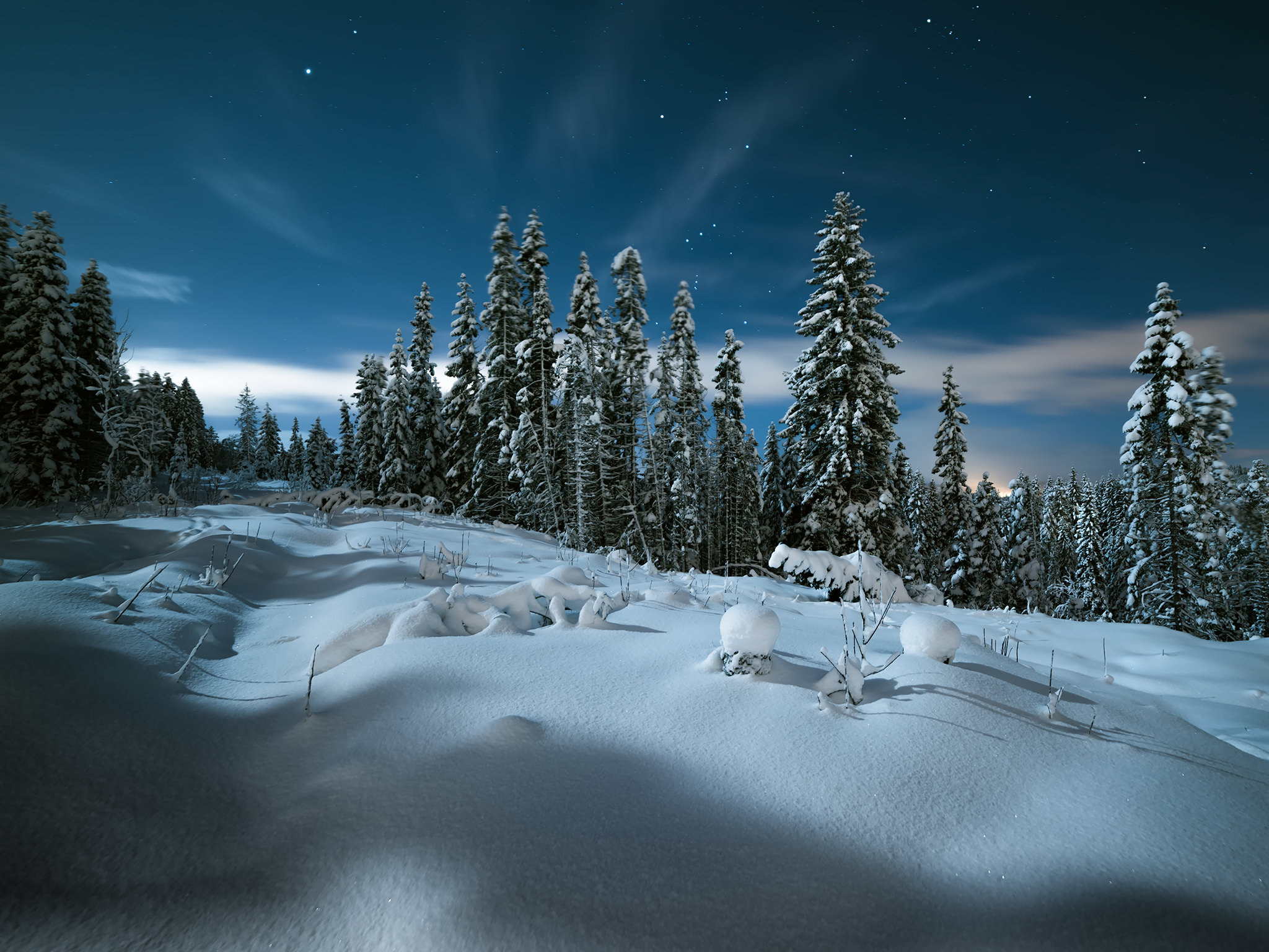 Samyang 14mm F2.8 ED AS IF UMC sample photo. Blue night photography