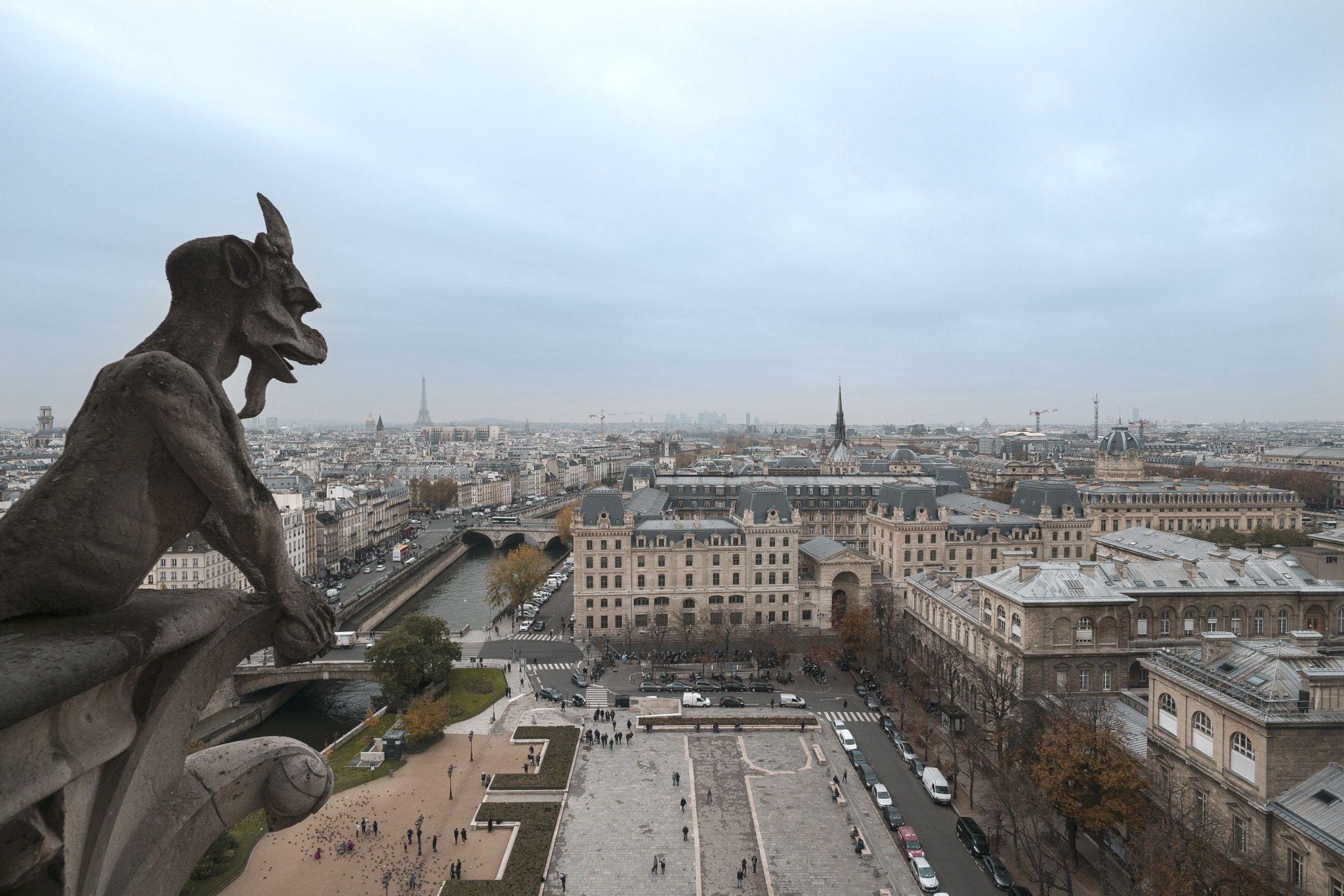 ZEISS Touit 12mm F2.8 sample photo. Gargoyle photography