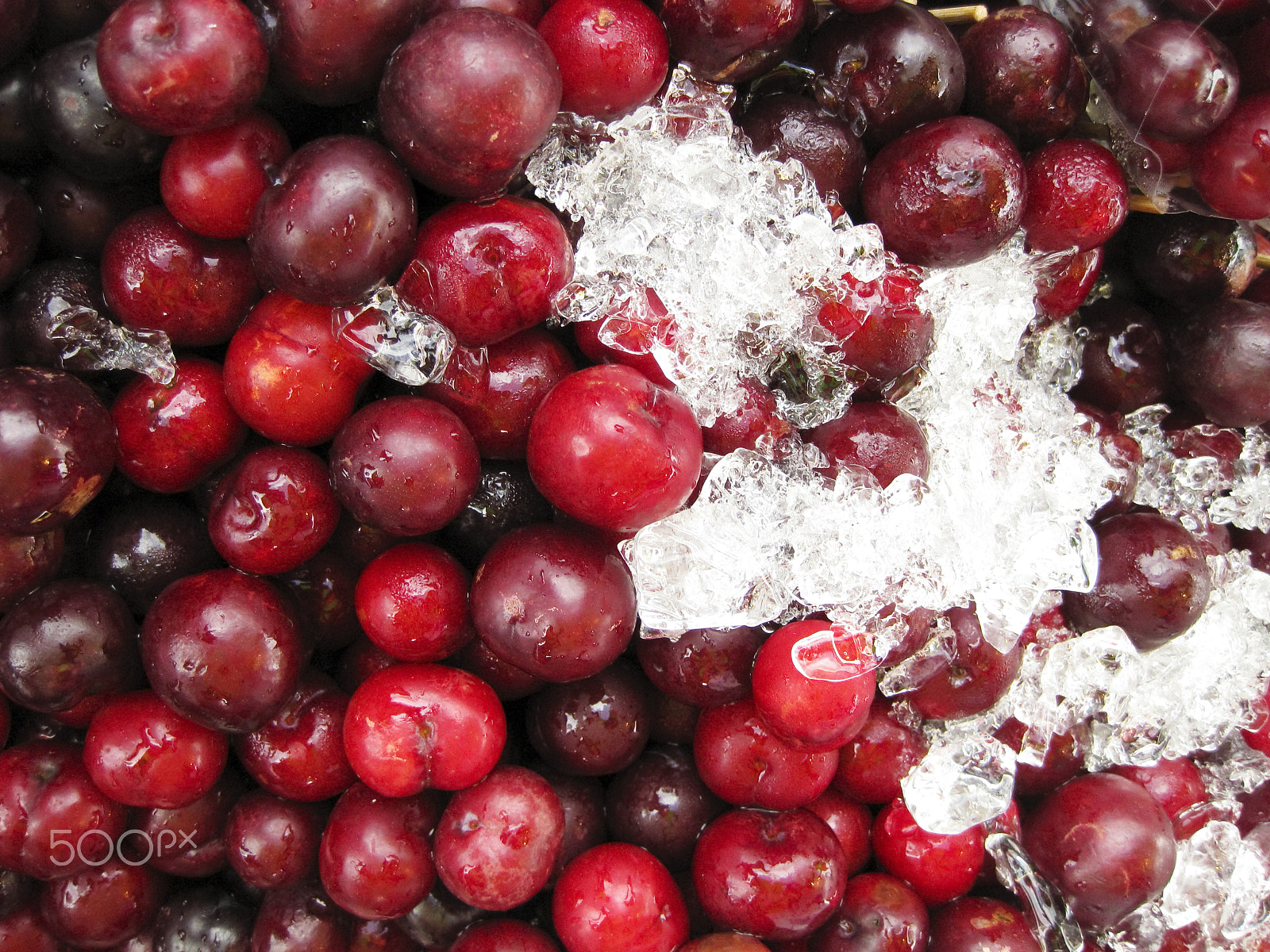 Canon PowerShot SD770 IS (Digital IXUS 85 IS / IXY Digital 25 IS) sample photo. Fresh red cherries photography