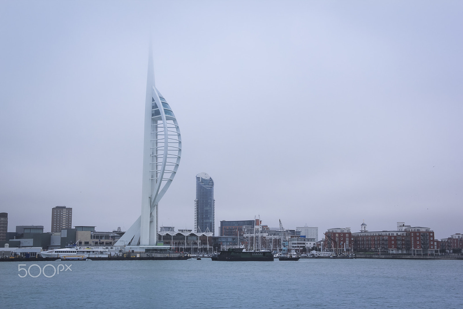 Canon EF-S 17-85mm F4-5.6 IS USM sample photo. Portsmouth gunwharf quays and spinnaker tower photography