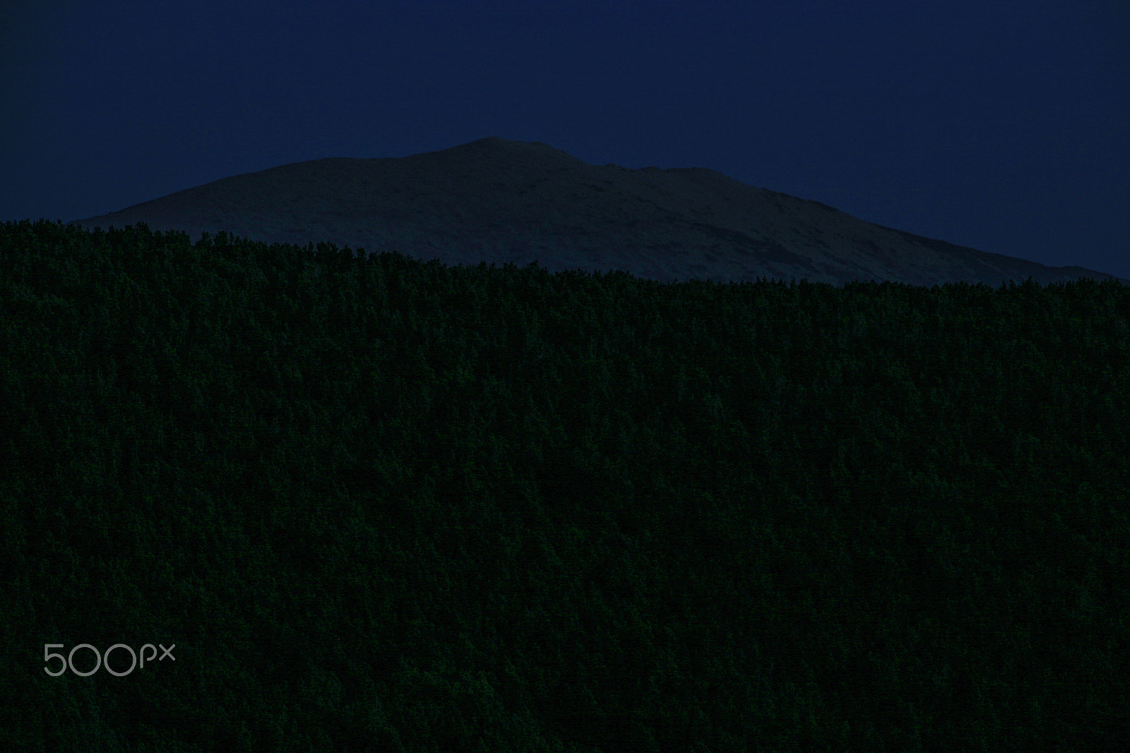 Sigma 18-200mm f/3.5-6.3 DC OS sample photo. Mountain at night photography