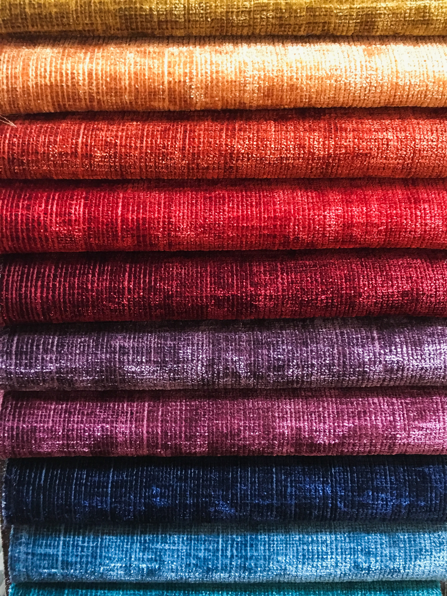 Fabric colours selection