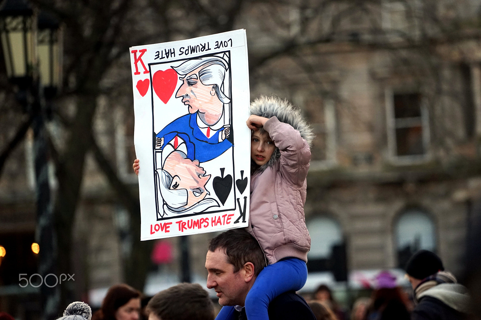 Sony a7 + Sony FE 70-200mm F4 G OSS sample photo. Donald trump protest demo photography