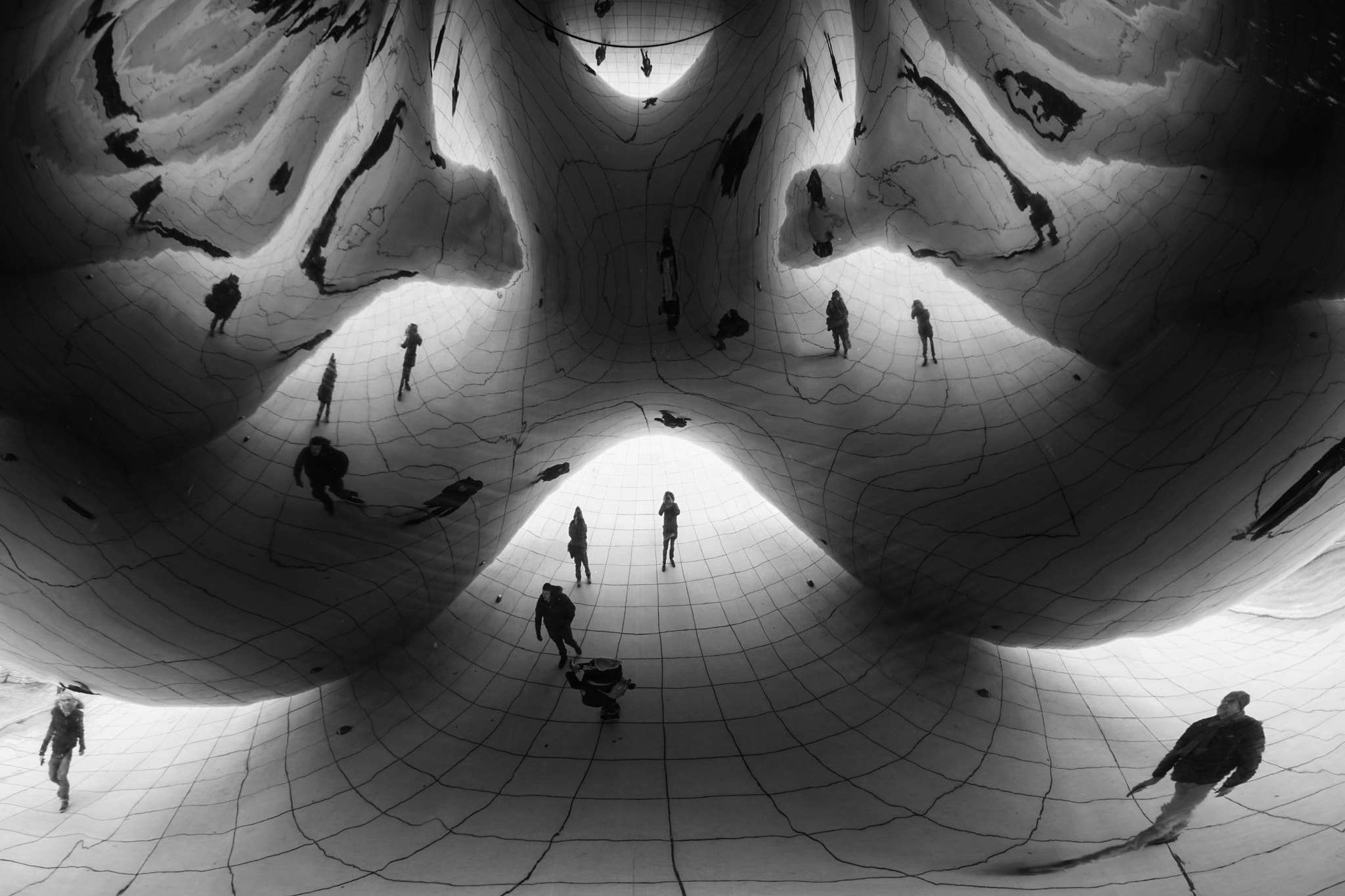 Sony Sonnar T* E 24mm F1.8 ZA sample photo. Cloud gate photography