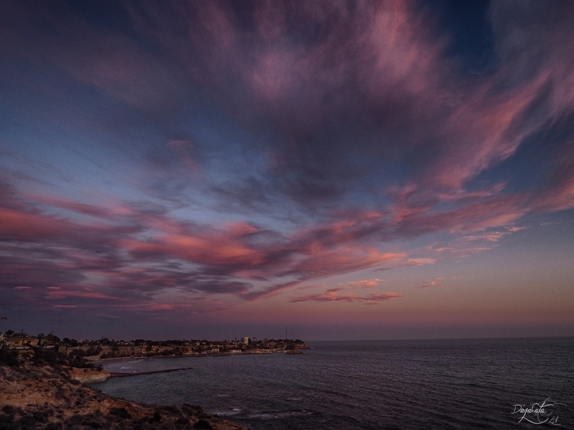 Olympus OM-D E-M10 II + OLYMPUS M.9-18mm F4.0-5.6 sample photo. Caleta glea y playa de aguamarina, orihuela costa photography