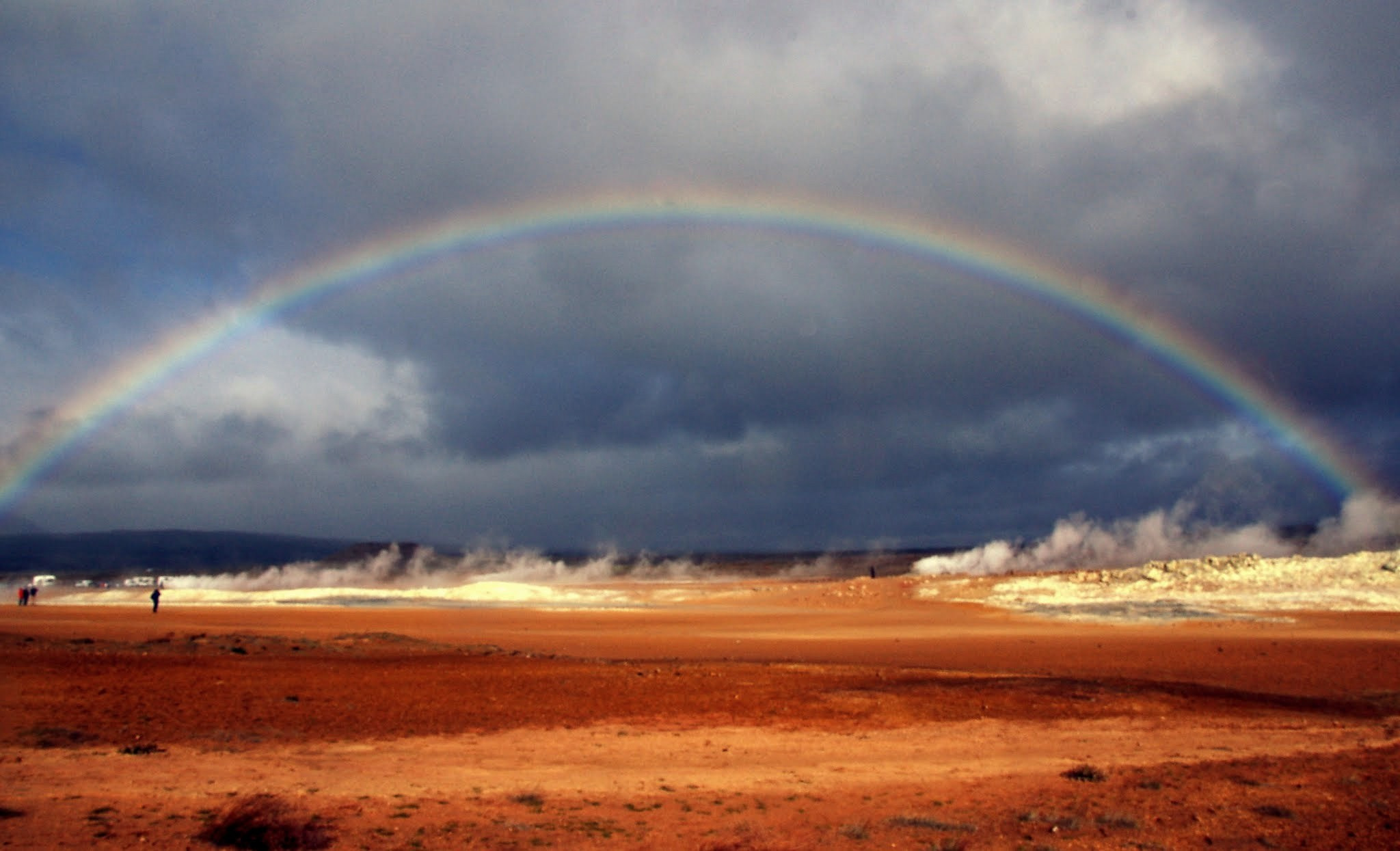 Nikon D50 sample photo. Rainbow over the moon country photography