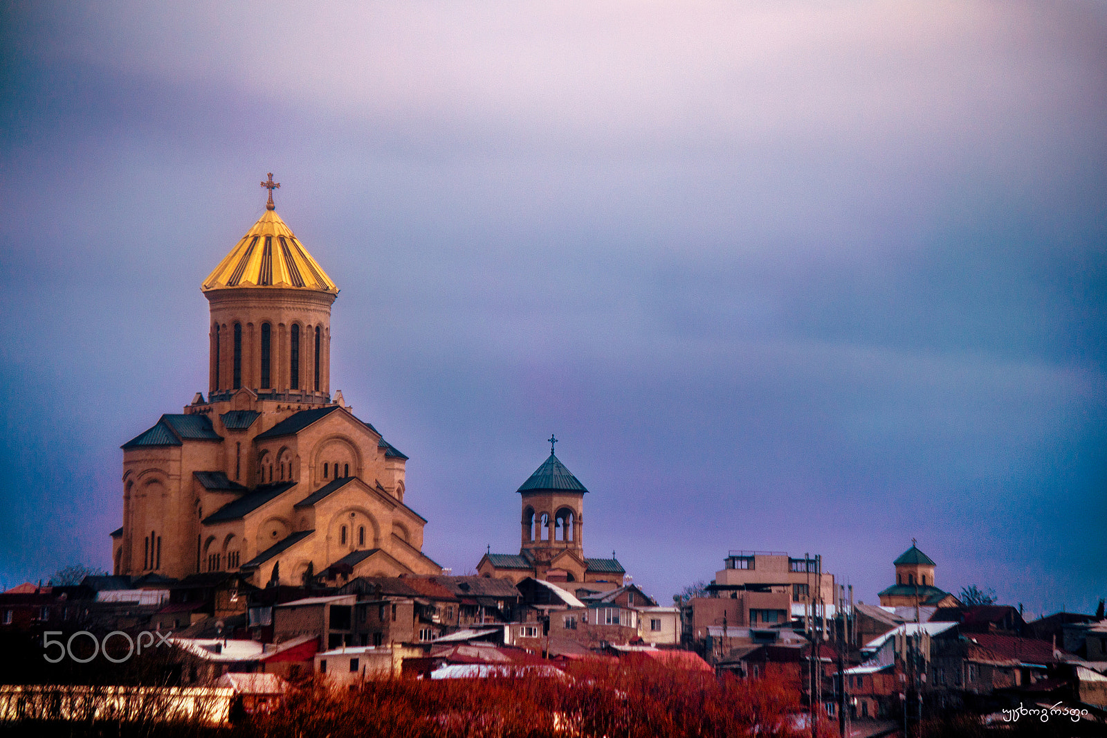Canon EF-S 55-250mm F4-5.6 IS sample photo. Church in georgia photography