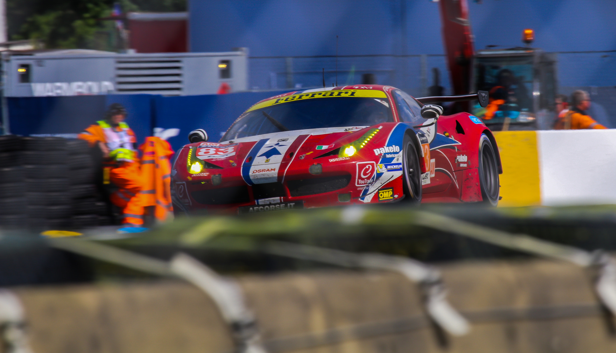 Canon EF 100-400mm F4.5-5.6L IS USM sample photo. Racing ferrari photography