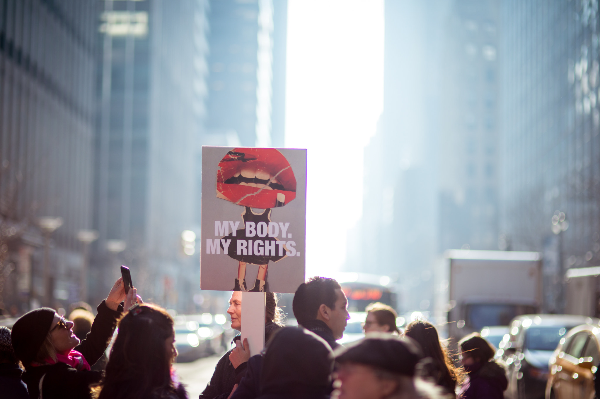 Canon EOS 5D Mark IV + Sigma 85mm F1.4 EX DG HSM sample photo. Womensmarch photography