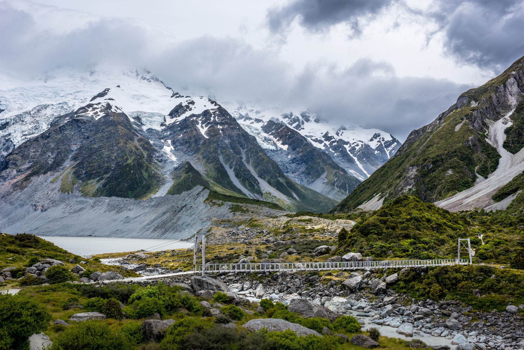 Nikon D810 + Nikon AF-S Nikkor 35mm F1.4G sample photo. View in hooker valley photography