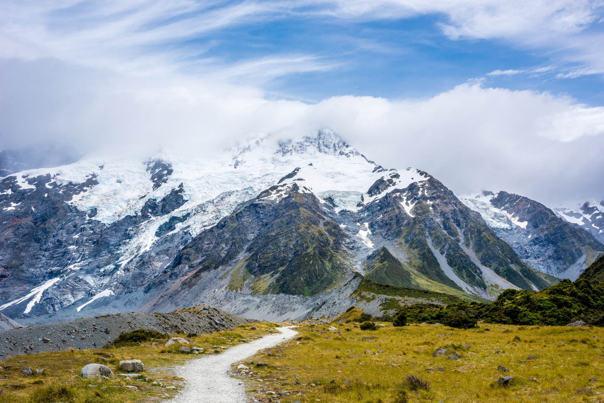 Nikon D810 + Nikon AF-S Nikkor 35mm F1.4G sample photo. Taking a walk in the mountains photography