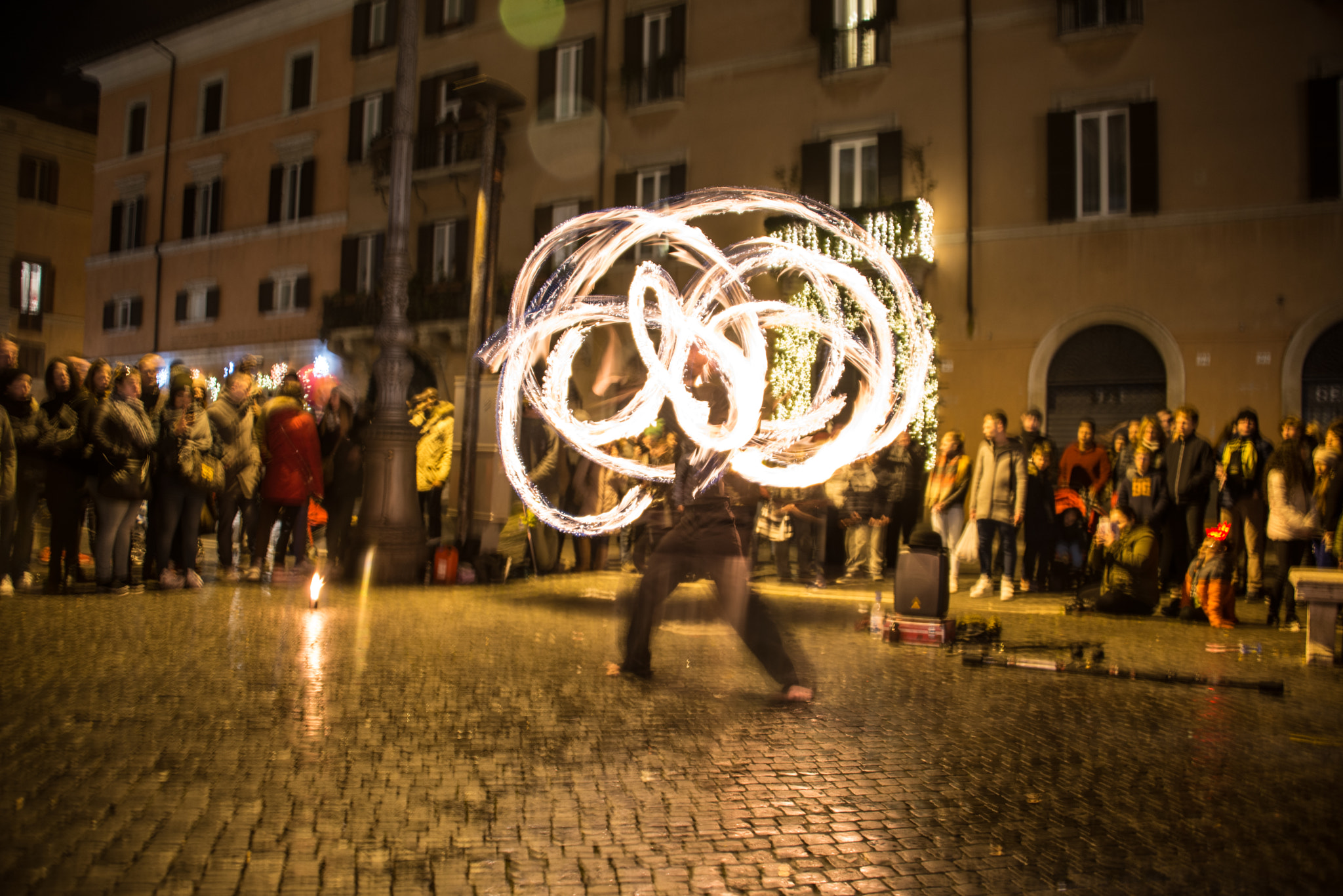 Nikon D800E sample photo. Roman fire dancer photography