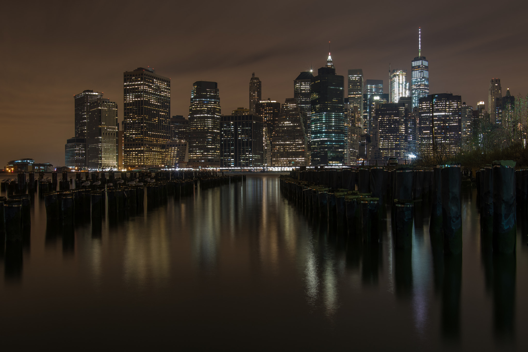 Nikon D500 sample photo. Manhattan from brooklyn bridge park photography