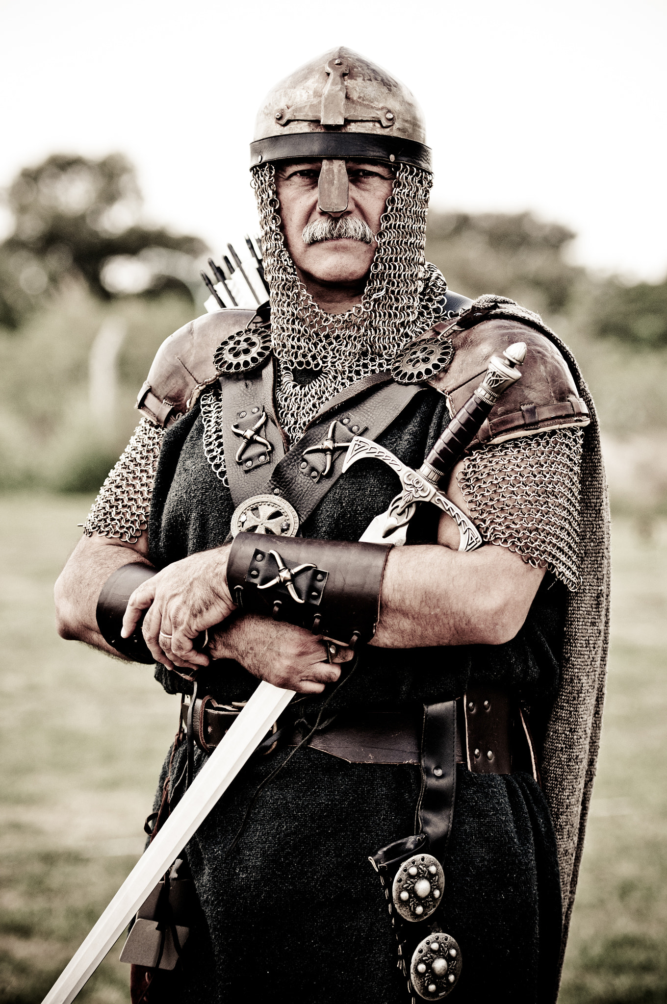 Nikon AF-S Nikkor 70-200mm F2.8G ED VR II sample photo. Medieval portrait photography