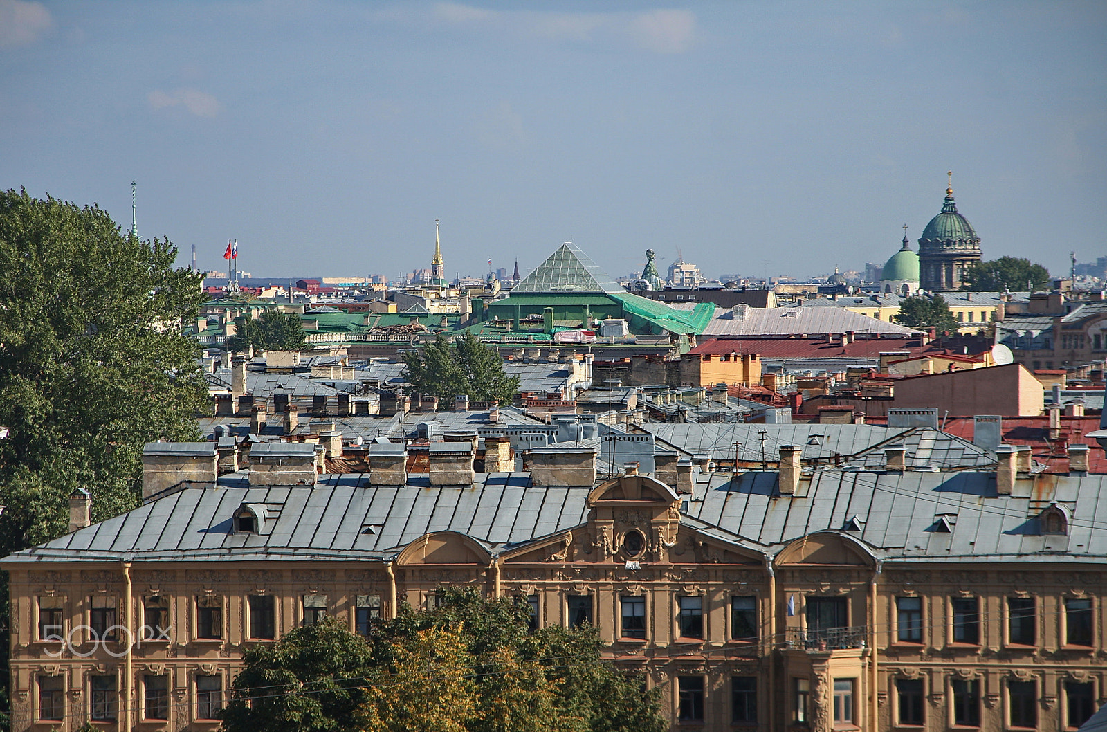 Sigma 18-125mm F3.8-5.6 DC OS HSM sample photo. St.petersburg roofs 2 photography
