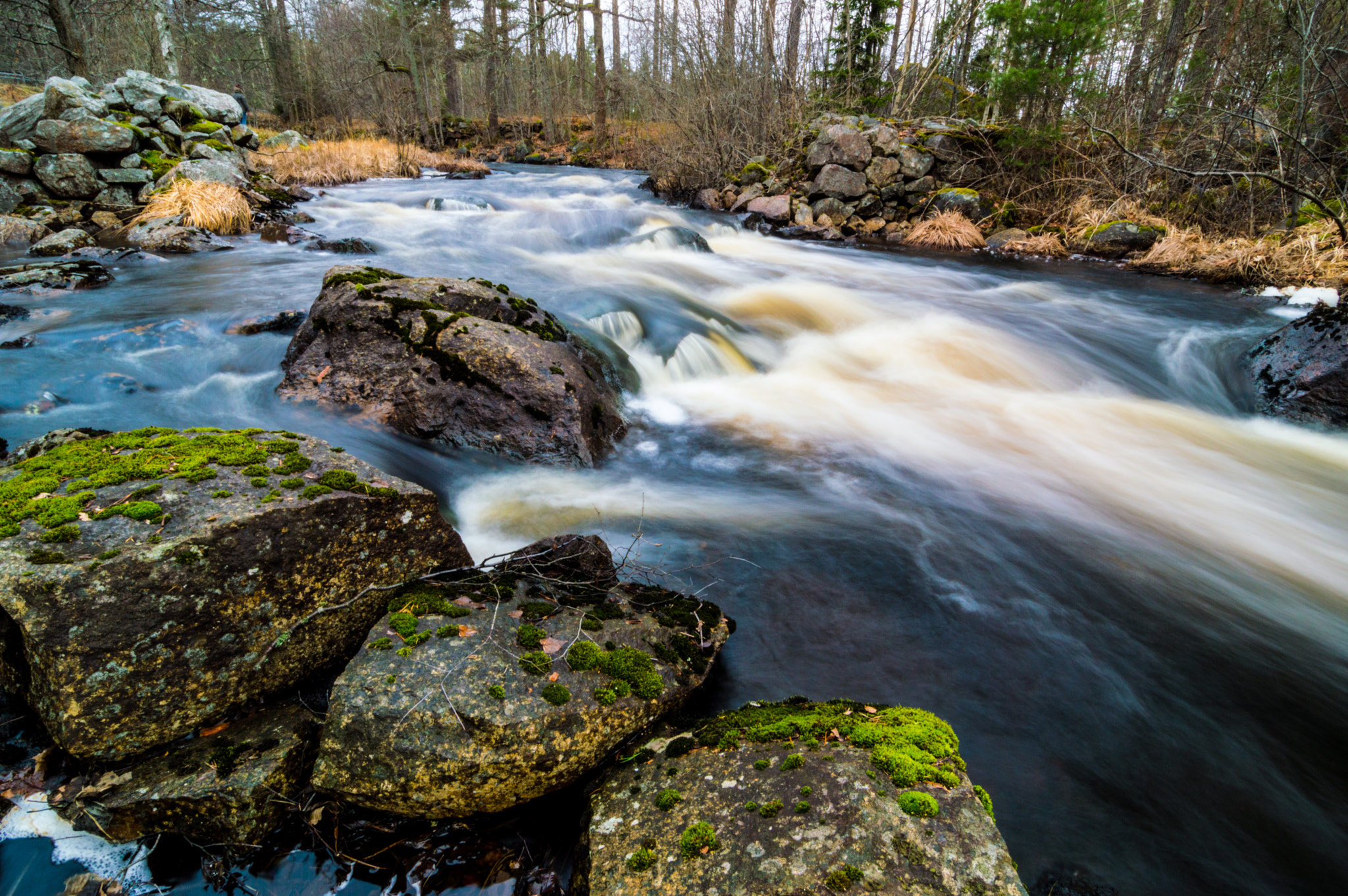 Tokina AT-X Pro 11-16mm F2.8 DX sample photo. Winter stream photography