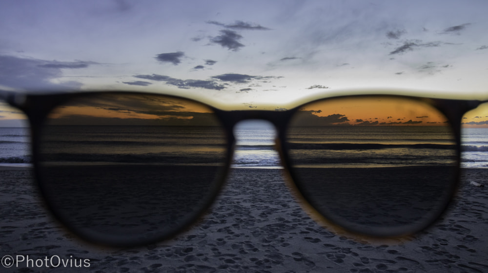 Canon EOS 750D (EOS Rebel T6i / EOS Kiss X8i) sample photo. Sunset in sunglasses photography